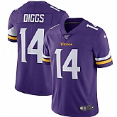Nike Vikings 14 Stefon Diggs Purple 100th Season Vapor Untouchable Limited Jersey,baseball caps,new era cap wholesale,wholesale hats